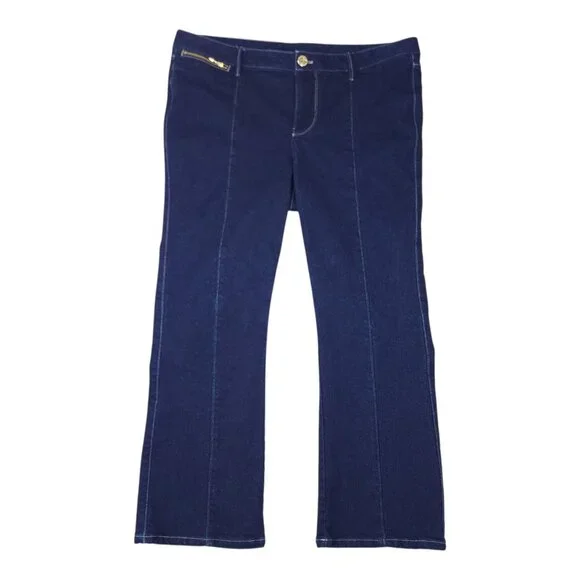 Spartina 449 Womens Denim Pants Jeans Size 14 Cotton & Spandex Blend Dark Wash - Picture 12 of 12